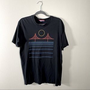 Black Culk Golden Gate Bridge tee